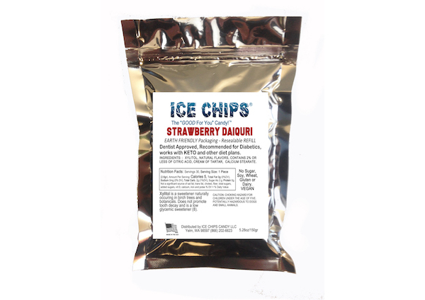 ICE CHIPS® Strawberry Daiquiri Xylitol Candy